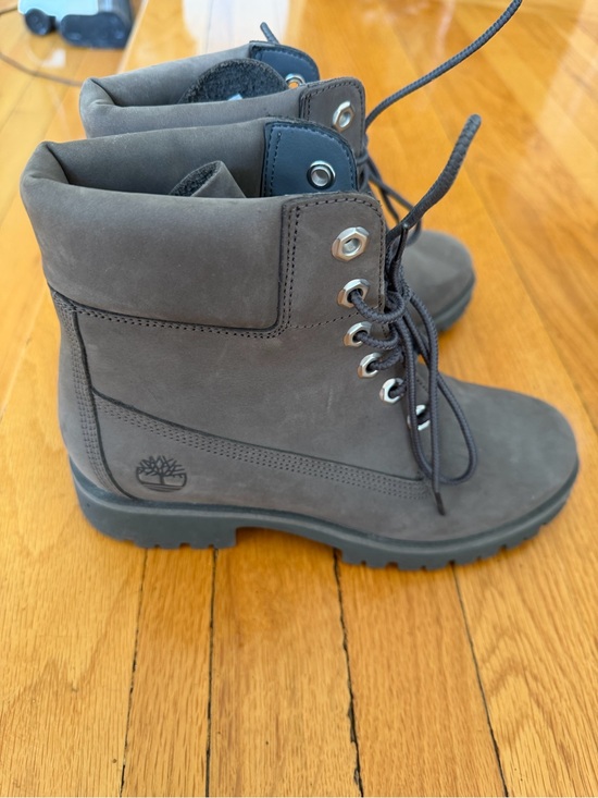 Timberland Men\'s Dark Gray Lace-Up Work Boots main image 4